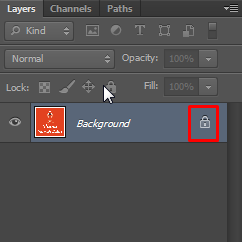 Cara cepat membuat layer  pada photoshop yang  terkunci