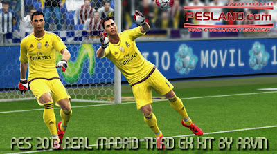 PES 2013 Real Madrid Third GK Kit 2015/16 By Arvin