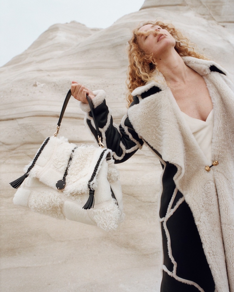 Raquel Zimmermann and Devyn Garcia star in Chloé Fall-Winter 2023 Campaign.