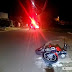 PARANÁ -Motociclista fica gravemente ferido após bater em caçamba de entulho