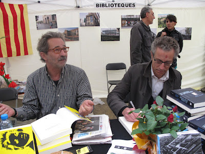 Al stand de les Biblioteques de L'Hospitalet