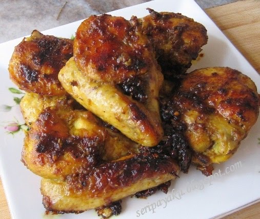 My Kuali: Kepak ayam bakar berempah
