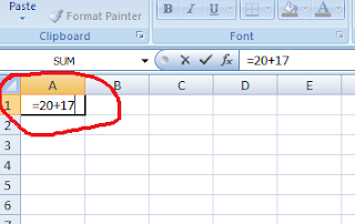 Rumus penjumlahan excel