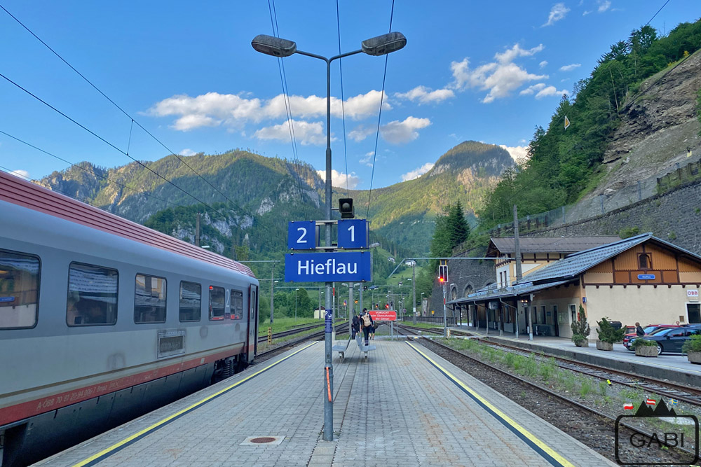 dworzec w Hieflau Austria