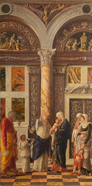 Mantegna A., 1460-1464, H Περιτομή (φύλλο τριπτύχου), αρ.910/1890, Πινακοθήκη Uffici, Φλωρεντία