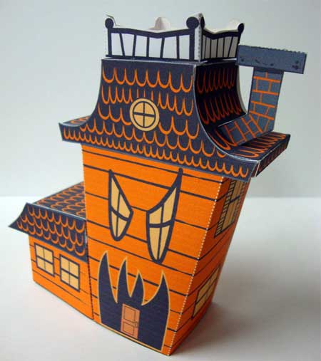 Ghastly Manor Papercraft
