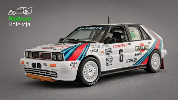 IXO Altaya Lancia Delta HF 4WD, Rally Monte Carlo 1987