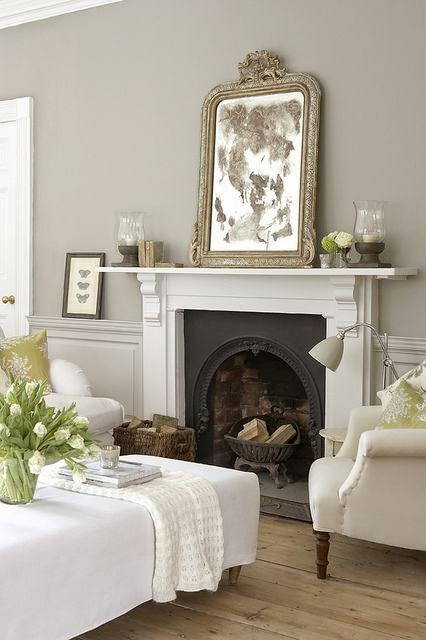 beautiful traditional style decor in a neutral color palette living room