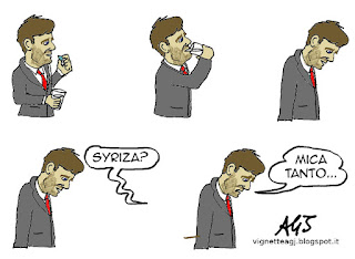 civati, syriza, sinistra satira vignetta