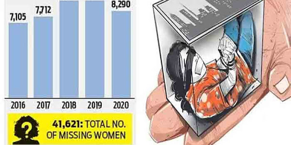Missing | 'നിര്‍ബന്ധിത ലൈംഗികവൃത്തിക്ക് വേണ്ടി കയറ്റി അയക്കുന്നു'; 5 വര്‍ഷത്തിനിടെ ഗുജറാതില്‍ കാണാതായതായത് 40,000 സ്ത്രീകളെയെന്ന് എന്‍സിആര്‍ബി ഡാറ്റ