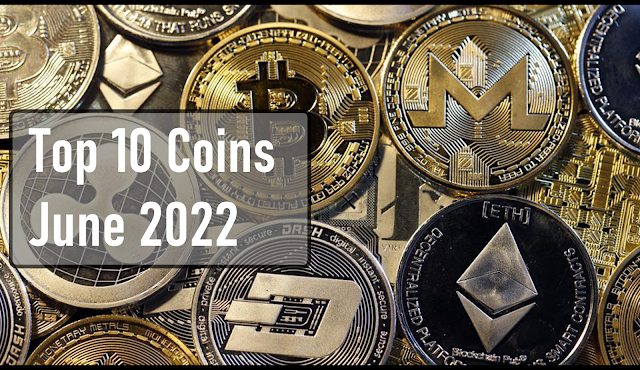 Top 10 Coins  June 2022