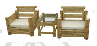 contoh kursi sofa minimalis dari bambu