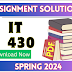 IT430 Assignment Solution 1 Spring 2024 - Download PDF