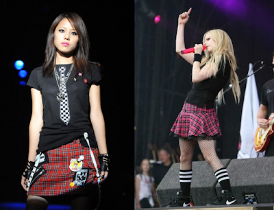 Rock Fashion  Women on Disgrasian  Avril Lavigne Debuts New Rock  N  Roll Fashion Collection