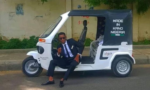  PHOTOS: Kano man builds Tricycle from scratch