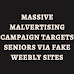 Massive malvertising campaign targets seniors via fake Weebly sites