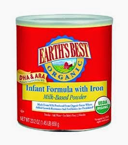 Earth's Best Organic Infant Formula with Iron, 23.2 Ounce