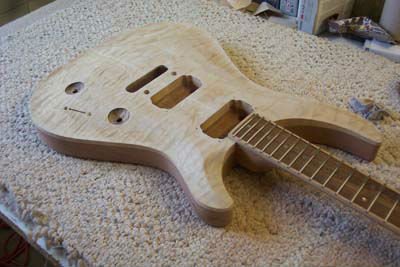 Guitarra de madera