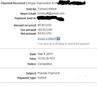 pop ads payment proof