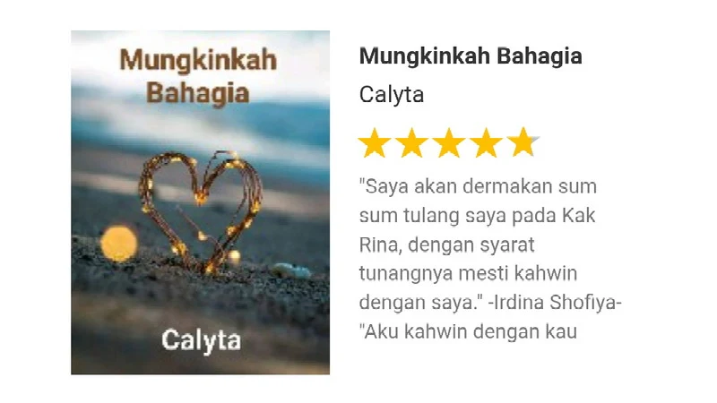 Novel Mungkinkah Bahagia Full Bab