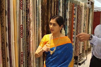 devayani new @ textiles room event