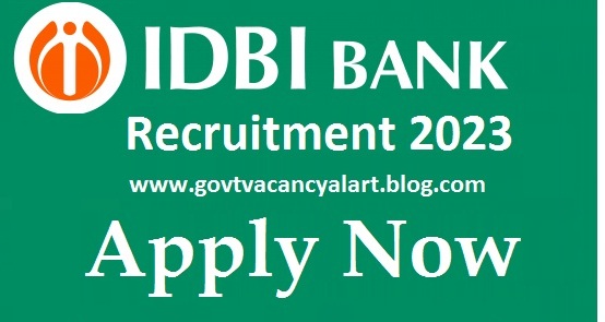 IDBI Bank Recruitment 2023