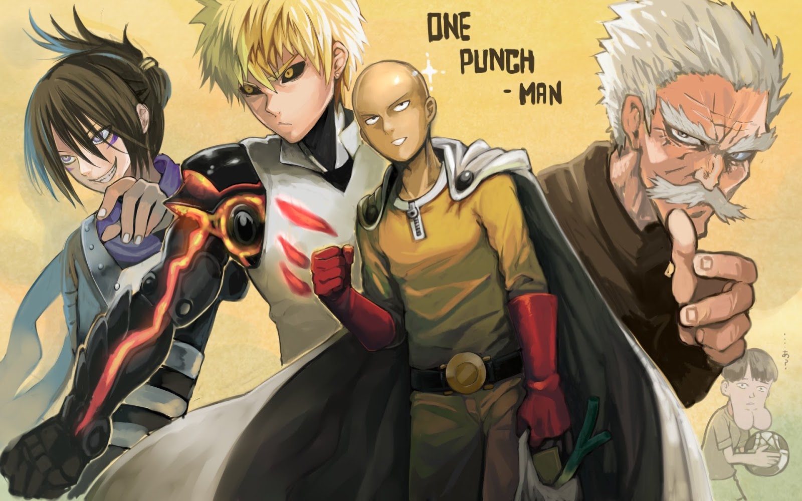 DOWNLOAD 25 HD WALPAPER ONE PUCH MAN SAITAMA GENOS Walpaper