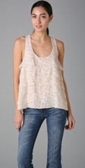 Patterson J. Kincaid Lace Tank by shopbop