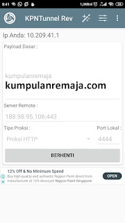 setting kpn tunel opok telkomsel