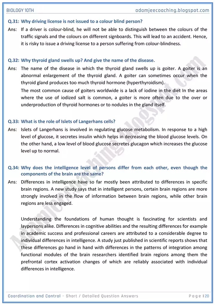 coordination-and-control-short-and-detailed-answer-questions-biology-10th