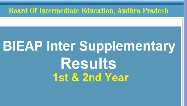 AP Inter Supplementary Results 2024