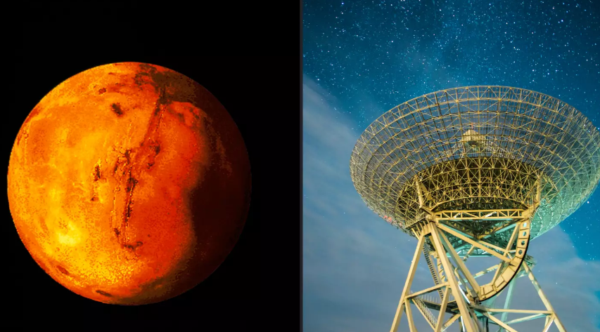Last year, Earth received  "alien message" from Mars