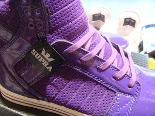 SUPRA（スープラ）SKYTOP PURPLE SUEDE PATENT スニーカー スエード素材