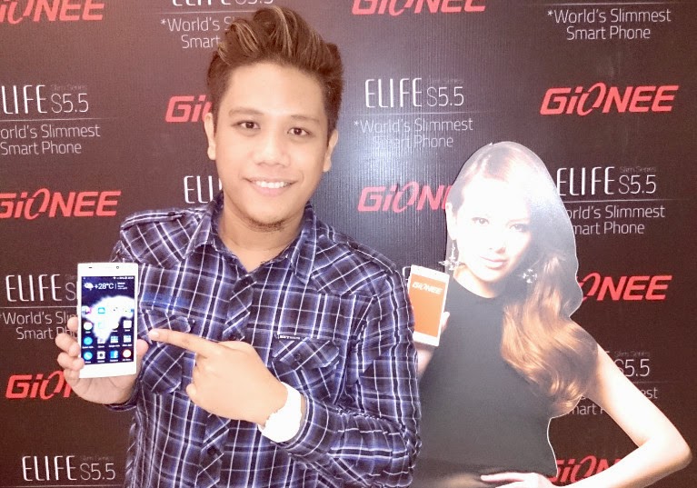 Gionee Elife S5.5 Launch in Philippines, Mark Milan Macanas