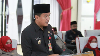 DPRD Lampung Selatan Gelar Rapat Paripurna Laporan  Penyampaian Rekomendasi LKPJ Bupati 2021 