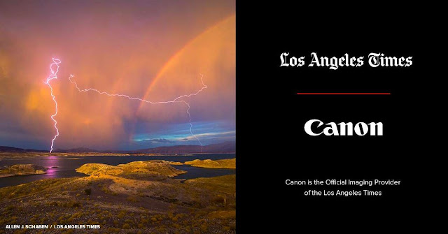 L.A. Times Selects Canon as Official Imaging Provider