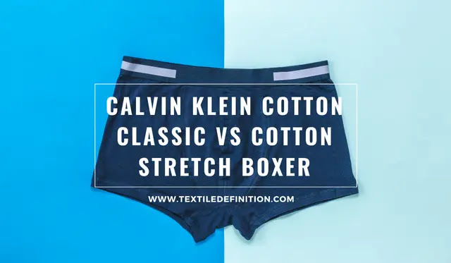 Calvin Klein Cotton Classic Vs Cotton Stretch Boxer – Textile