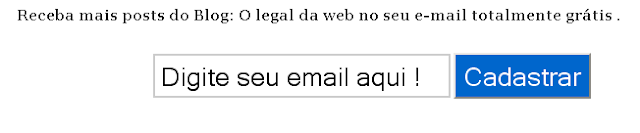 Digite seu email