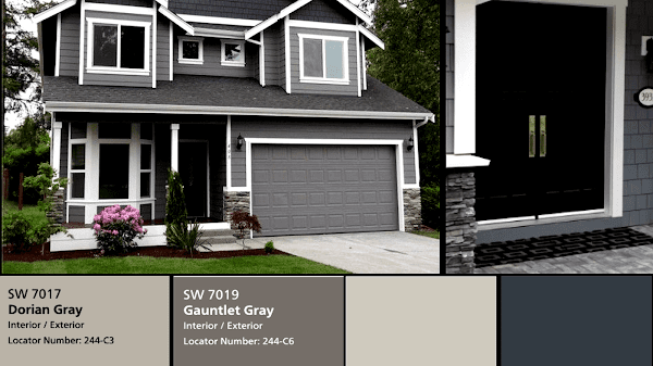 Exterior Gray Paint Grey