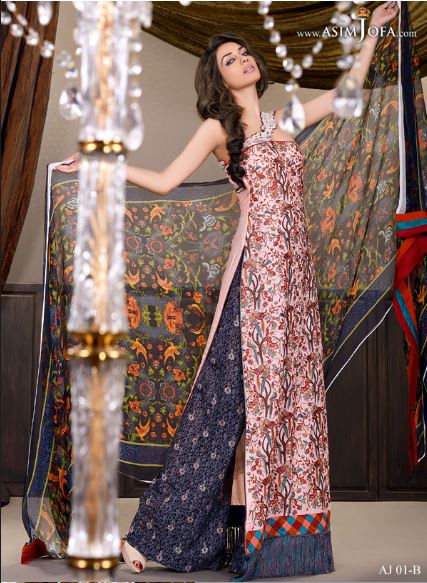 Asim Jofa Premium Lawn collection 2013