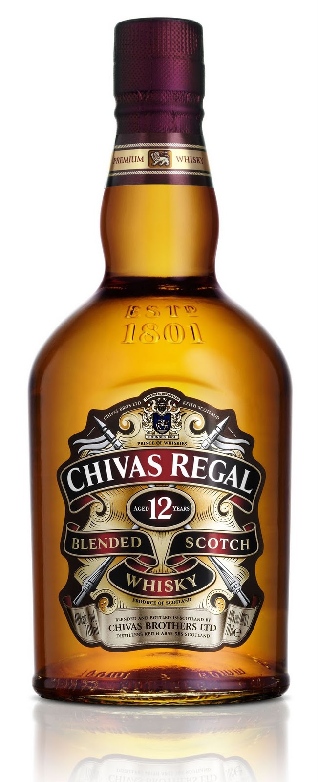 Bar on the wall: CHIVAS REGAL 12YO Blended Scotch Whisky