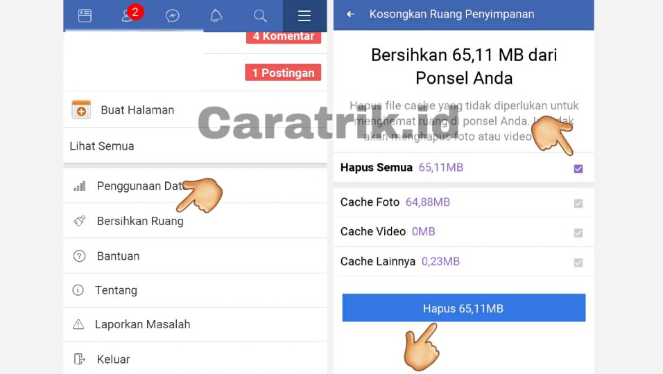 Cara Mengatasi Facebook Lite Error Tidak Bisa Upload Foto Carapost