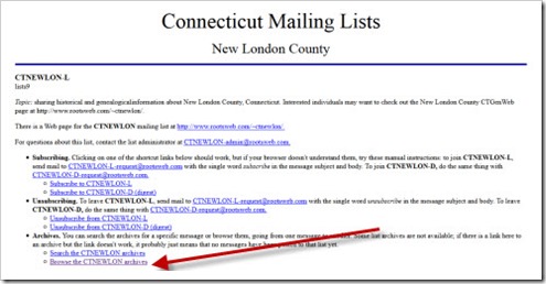 RootsWebMailingListMain