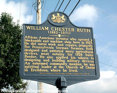 William Chester Ruth Historical Marker in Lancaster County, Pennsylvania