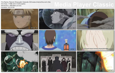 Download Film / Anime Naruto Episode 324 "Topeng yang Tak Terpecahkan dan Gelembung Penghancur" Shippuden Bahasa Indonesia