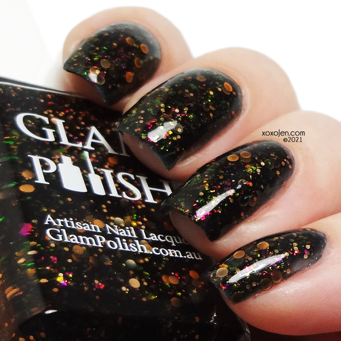 xoxoJen's swatch of Glam Polish Demons Are A Ghoul’s Best Friend