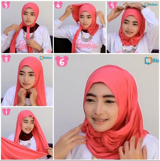 Tutorial Hijab Pashmina Simple Tanpa Ninja Kreasi Terbaru yang Modis dan Menarik