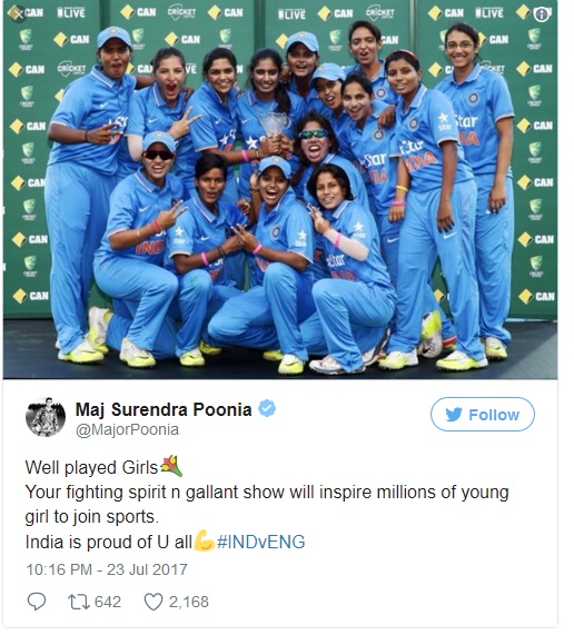 tweet -Women's World Cup final