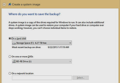 system image backup windows 8.1