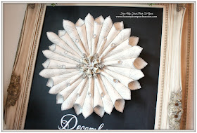 Book Page Wreath-French Farmhouse Vintage Christmas Dining Room- From My Front Porch To Yours
